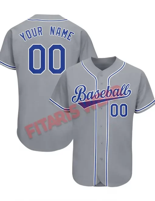 Baseball Jersey V Neck - Baseball Jersey Plus Size - Fitaris Wear