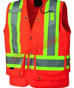 Hi Vis Vest - Lowes Vest - Surveyors Vest - Fitaris Wear