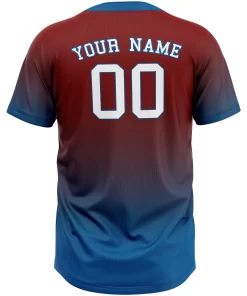 Baseball Uniform Jerseys - Baseball Blue Red Uniform Creator -Fitaris Wear